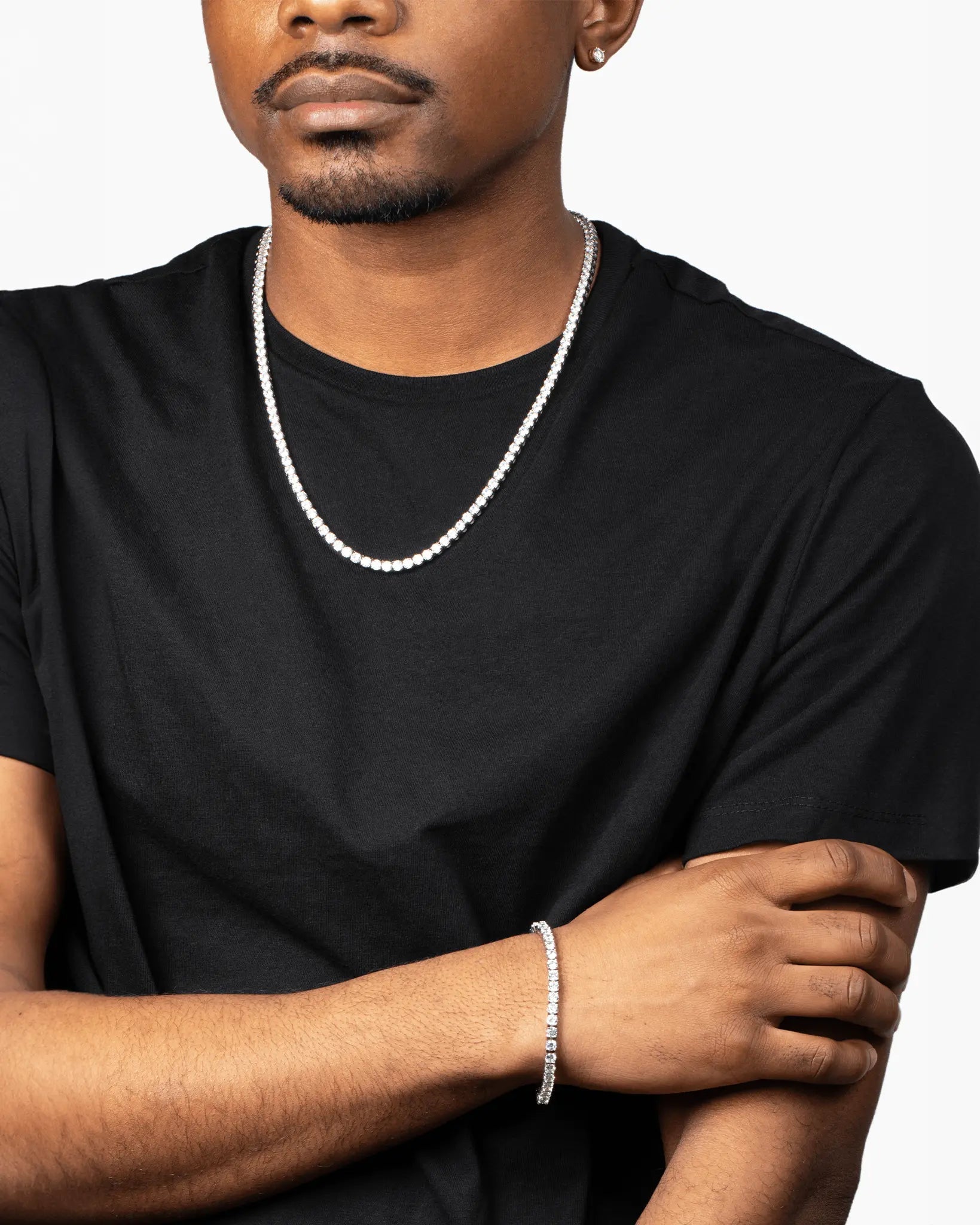 4MM Moissanite Tennis Chain