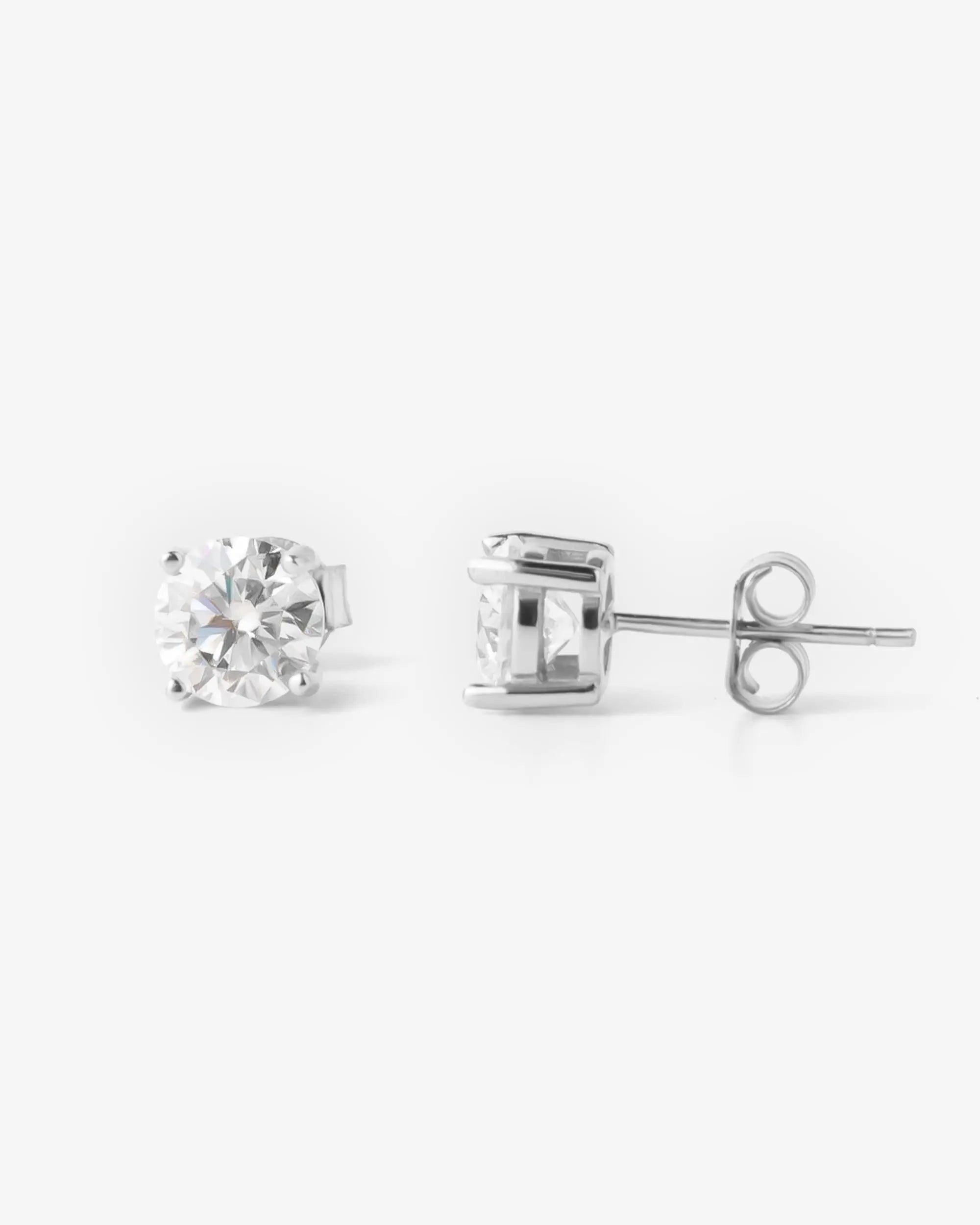6MM Moissanite Earrings