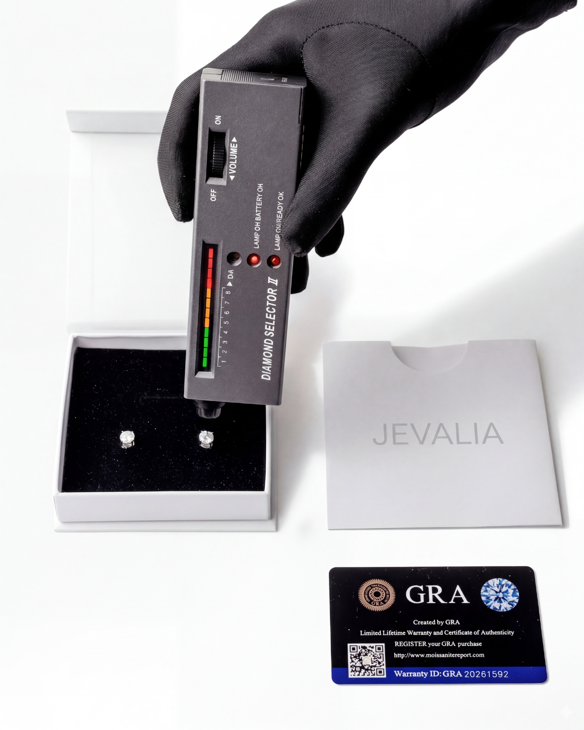 6MM Floral Moissanite Earrings